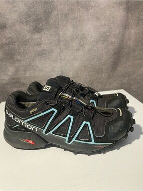 Salomon Speedcross 4 GTX Womens Trail Running Shoes Size 6 US Black Gore-Tex